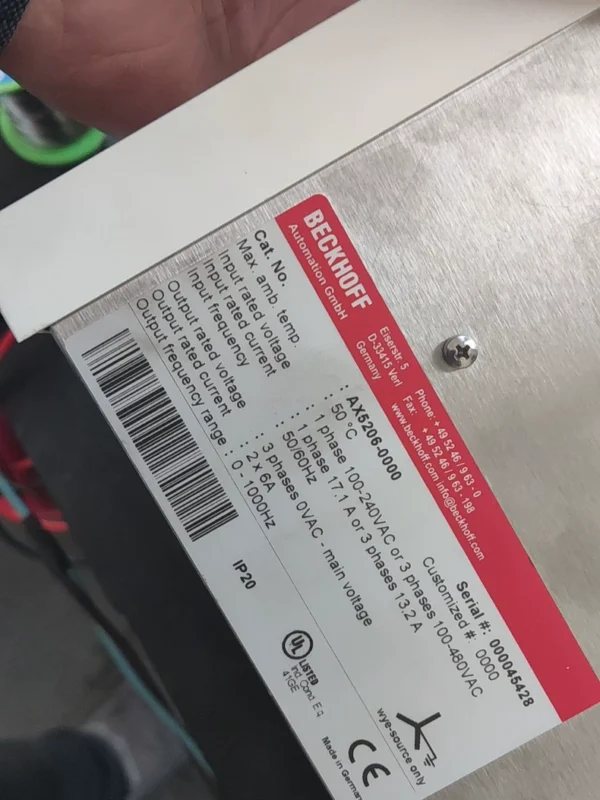 BECKHOFF AX5206-0000 SERVO DRIVE